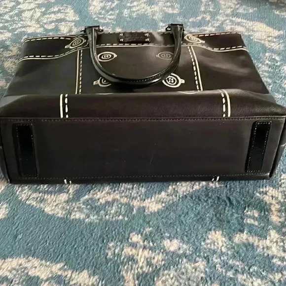 Kate, spade hand drawn button leather tote - Picture 6 of 10